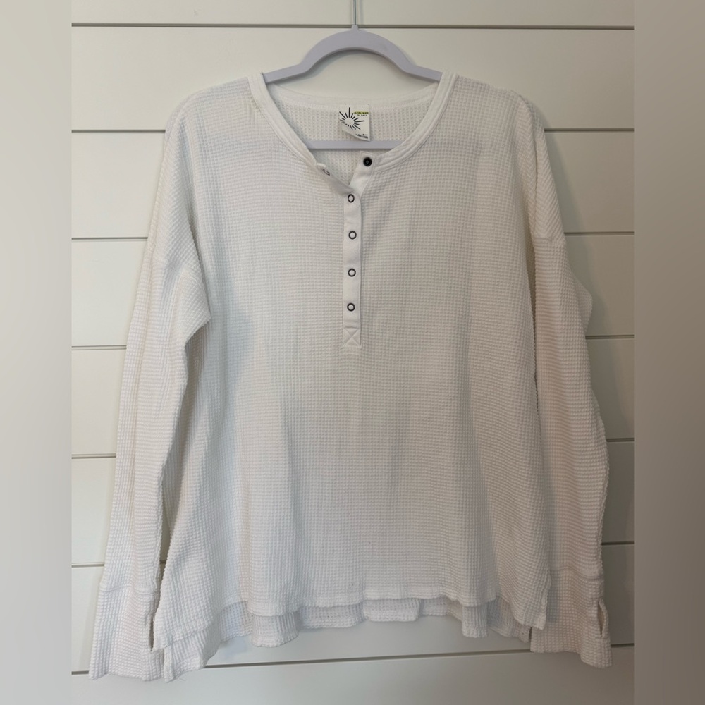 Aerie Offline waffle long sleeve tee